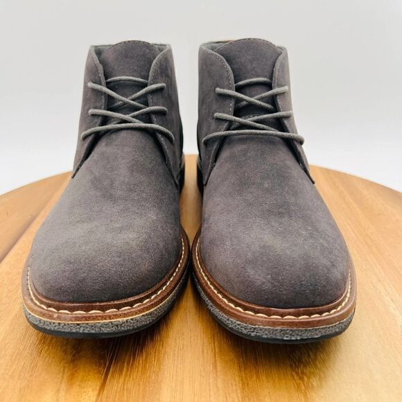 Vance Co. Orson Men’s Suede Chukka Boot In Dark Gray Size 10 - Picture 2 of 16